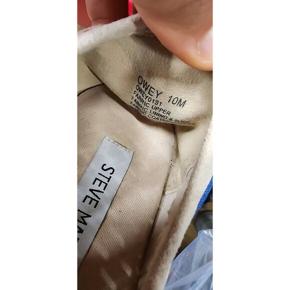 Steve Madden Mens 10 Owen perforated slip on sneaker faux suede - Picture 8 of 9